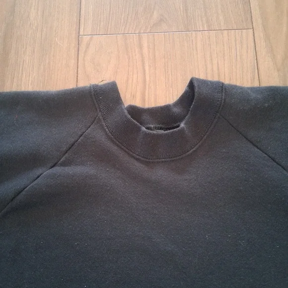 VINTAGE Cats Musical Sweatshirt Adult XL‎ Black Green Eyes 1981 Broadway Unisex - Picture 7 of 13